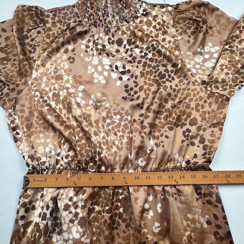 Ann Taylor Dress Women Extra Large Brown Midi Party Holiday Career Quiet Luxury - Picture 11 of 14